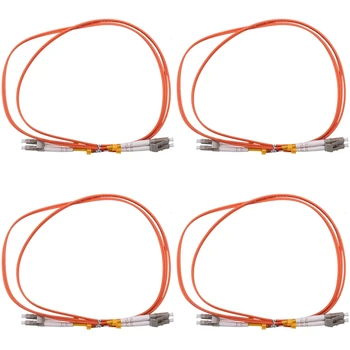 Соединительный кабель длиной 4шт длиной 1 м, дуплексный многомодовый LC-LC, волоконно-оптический патч-корд LC-To-LC