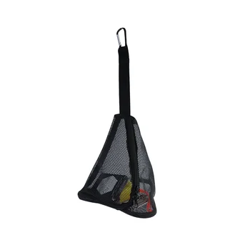 Уличная сетчатая сумка на молнии, подвесная Треугольная Корзина для хранения с крючком, Складная Сетка для сушки для кемпинга, пикников