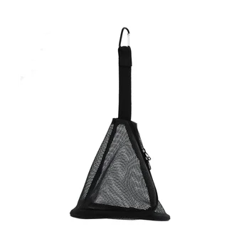 Уличная сетчатая сумка на молнии, подвесная Треугольная Корзина для хранения с крючком, Складная Сетка для сушки для кемпинга, пикников