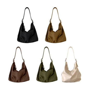 Модный французский дизайн, нейлоновая сумка-мешок для женщин, сумки через плечо, сумка подмышками