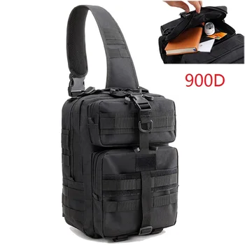 Мужская нагрудная сумка в стиле милитари 900D, тактическая сумка-слинг для наружного камуфляжа, пеших прогулок, верховой езды, сумки через плечо Blosa, альпинизма, трека