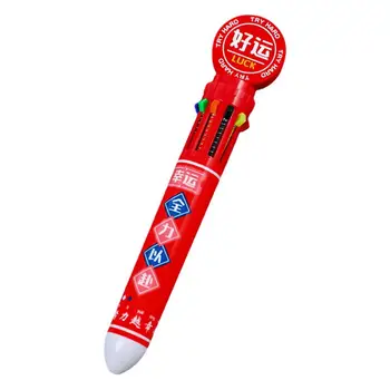 Ручка для письма с кончиком 0,5 мм Широкое применение Маркировка Вдохновляющих персонажей Печать 10 Цветов Шариковая ручка Фломастер Подарок на День рождения