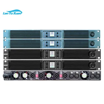 Горячая продажа большой мощности 1U 2-канальный цифровой усилитель мощностью 3000 Вт аудио K20