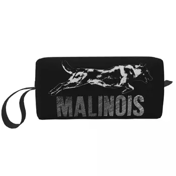 Дорожная сумка для туалетных принадлежностей Бельгийской овчарки Малинуа, Органайзер для косметики для собак Мехелаар, для женщин, для хранения косметики, чехол для набора Dopp