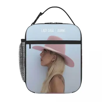 Lady Gaga Альбом Joanne A Star Is Born Movie Lunch Tote Кавайная сумка Детская сумка для Ланча Изолированная Сумка для Ланча