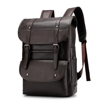 Винтажные кожаные рюкзаки для ноутбука, школьные сумки, мужские рюкзаки для путешествий и отдыха, ретро Повседневная сумка, школьные сумки для подростков, студентов
