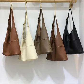 Модная мягкая сумка, кожаная сумка через плечо, сумка большой емкости, ретро-сумки для женщин, женская сумка через плечо, легкие сумки для покупок из искусственной кожи