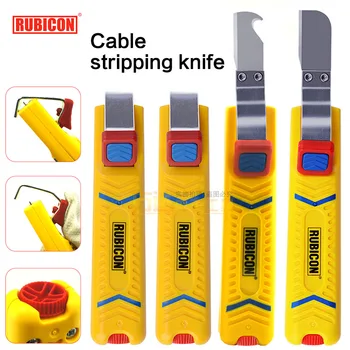 Нож для зачистки проводов кабеля RUBICON Нож Электрика Прямой и Изогнутый Нож для зачистки и пилинга R10160 R10270 R10281 R10280
