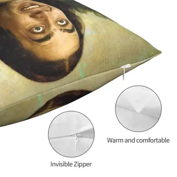 Яркий Николас Кейдж, Мона Лиза, Забавный мем, Украшение для наволочки, чехол для подушки с двусторонней 3D-печатью для дивана