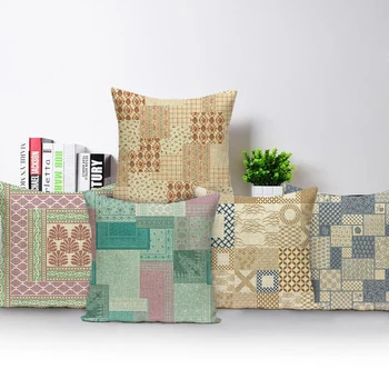 Чехлы для подушек Geometry Art, ретро геометрические уличные подушки, наволочка для домашнего декора, наволочка для дивана, наволочка для автомобиля