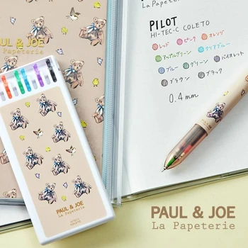 PILOT × PAUL & JOE LaPapeterie Joint Name Limited Канцелярский костюм, Гелевая ручка, Многофункциональная ручка, школьные принадлежности 0,4 мм