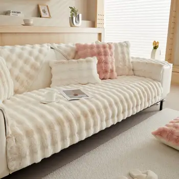 Долговечный чехол для дивана, утолщенный теплый коврик для сиденья дивана, полное покрытие, Непромокаемый чехол для домашних собак и кошек, Нескользящая эластичная мебель