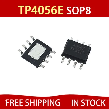 100ШТ TP4056E 100% Новый чипсет TP4056 4056E sop-8 скидка 4 доллара США за каждые 30 долларов США (максимум 12 долларов США)