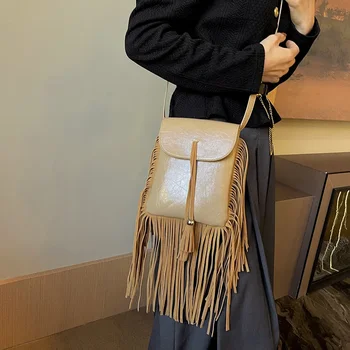 Женские сумки через плечо 2023, новая осенне-зимняя модная нишевая дизайнерская сумка из искусственной кожи, повседневная простая сумка через плечо