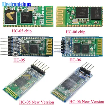 HC-05 HC-06 RF Беспроводной Приемопередатчик Bluetooth Ведомый Модуль HC05 06 Конвертер RS232 TTL в UART Адаптер Расширения Платы для Arduino