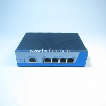 Бесплатная доставка 5-портовый промышленный коммутатор Ethernet с DIN-рейкой HY-11-S5