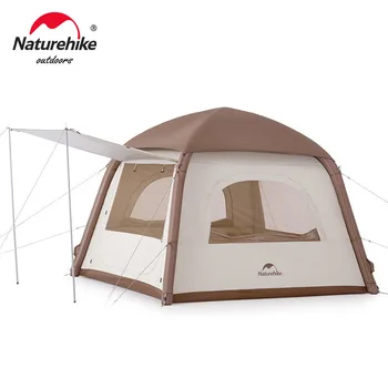 Воздушная палатка Naturehike, глампинговая надувная палатка на 3 человека, переносная палатка для вечеринок, открытый кемпинг, Семейная туристическая палатка, навес, палатка