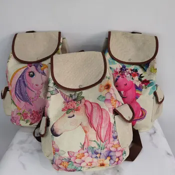 Детский рюкзак с рисунком динозавра из мультфильма, экологичный многоразовый рюкзак для школьницы, женский рюкзак для пляжных путешествий