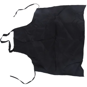 Фартук-нагрудник из 12 упаковок - черный фартук унисекс оптом с 2 вместительными карманами, который можно стирать в машине для приготовления пищи, рисования барбекю.