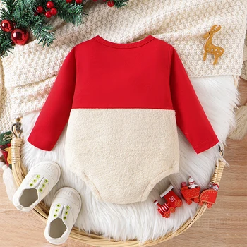Детский Рождественский свитер с оленями Одежда для новорожденных девочек