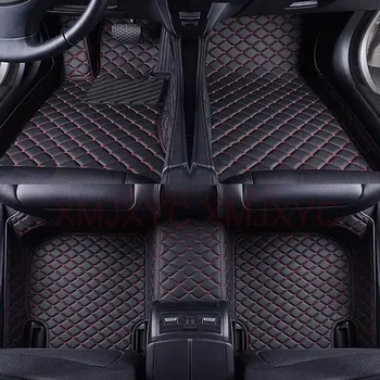 Изготовленные на заказ 3D автомобильные коврики для Volkswagen Vw Scirocco 2009-2017 New Beetle Multivan 7Seat Аксессуары для интерьера из искусственной кожи
