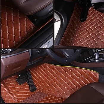 Автомобильные коврики для S6 C6 2002-2012 комплект Кожаный коврик Автозапчасти для интерьера Коврик для пола Ковер Автомобильные Аксессуары