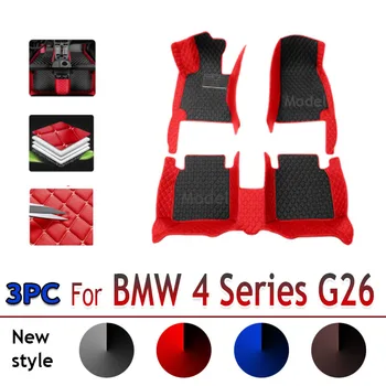 Автомобильные коврики для BMW 4 серии G26 Gran Coupe Four Doors 2022, Изготовленные на заказ Накладки для ног, Автомобильные Ковровые покрытия, Аксессуары для интерьера
