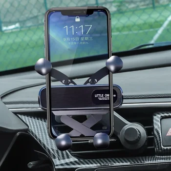 Автомобильный Держатель произвольной силы тяжести 360 ° для Телефона с Креплением на Вентиляционное отверстие для Мобильного Телефона, Подставка для мобильного телефона, Поддержка GPS смартфона для 4,7 Дюймов-7 Дюймов