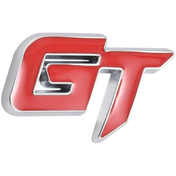 автомобильная наклейка с логотипом 3d Gt, модная наклейка для декора автомобиля Ford Mustang Focus 2 3 Fiesta Ranger Mondeo Mk2