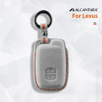 Чехол для дистанционного ключа автомобиля из Алькантары, сумка для Lexus ES 300 h 250 350 GS RX CT200h CT200 ES240 GX400 LX570 RX270, корпус для ключей