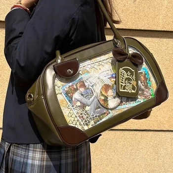 Сумка Fanchila в стиле ретро аниме Ita, новый дизайн, Универсальная женская сумка, сумки через плечо, Шикарная сумка JK Lolita