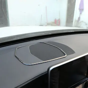 Динамик Приборной панели Автомобиля, Внутренняя Наклейка Для Mercedes Benz C Class GLC W205 X253 C180 2016-2019, Углеродное Волокно, Черный, 1 шт.