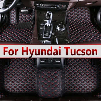 Автомобильные Коврики Для Hyundai Tucson NX4 2022 2023 Ковры Роскошные Кожаные Коврики Anti Dirty Pad Детали Интерьера Автомобильные Аксессуары