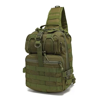 Тактическая нагрудная сумка 20-литровые военные рюкзаки-слинги Army Molle Водонепроницаемый рюкзак EDC для походов на открытом воздухе, кемпинга, охоты