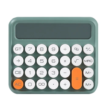 12-значный квадратный калькулятор Канцелярские принадлежности Большой ЖК-экран Офисный калькулятор Школьный двойной портативный