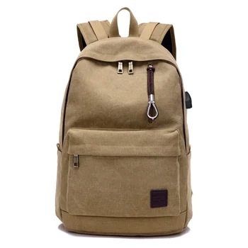 Женские Мужские холщовые рюкзаки, модная простая сумка через плечо, высококачественный рюкзак большой емкости, однотонная дорожная сумка для ноутбука, задняя сумка для ноутбука