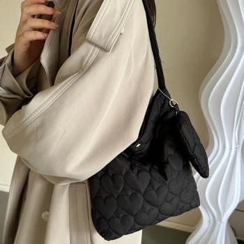 Высококачественная минималистичная сумка через плечо, повседневная универсальная Однотонная персонализированная сумка-тоут, модная композитная сумка с нитяным дизайном