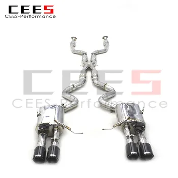 Выпускная труба CEES Performance valve для BMW M3 E92 4.0L 2008-2013 Глушители выхлопных систем автомобилей из нержавеющей стали 304