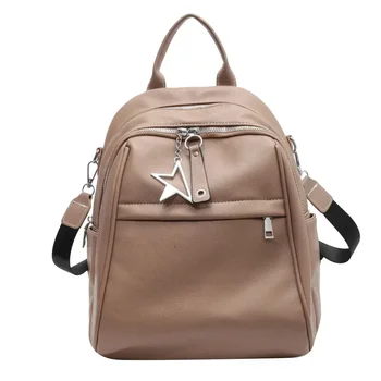 Модный женский рюкзак 2024 года, роскошные рюкзаки из мягкой кожи, женские школьные сумки для девочек-подростков, дизайнерский повседневный мини-рюкзак