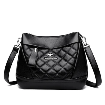 Высококачественные сумки через плечо из мягкой кожи для женщин, дизайнерская брендовая сумка-мессенджер, роскошные женские модные сумки для рук