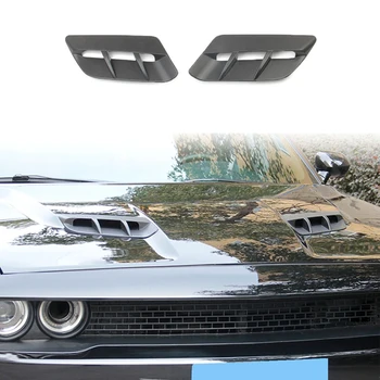 Автомобиль Черный Матовый Крышка Воздуховода Капота Двигателя для Dodge Challenger 2015-2020 Автомобильные Аксессуары