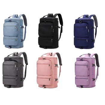 Новая спортивная сумка 2023 года для женщин и мужчин, спортивная спортивная сумка, дорожный рюкзак Weekender, ночная сумка с отделением для обуви