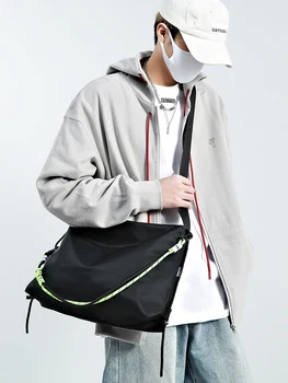 Сумка-мессенджер модного бренда Ins Original Design Sense Single Mailman Bag, сумка через плечо большой емкости, повседневная сумка