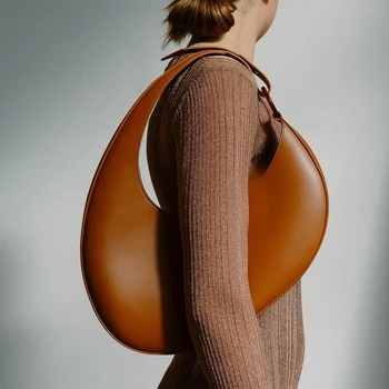 Сумки Half Moon 2024, роскошные дизайнерские сумки для женщин, сумки, новая высококачественная модная сумка через плечо, бесплатная доставка