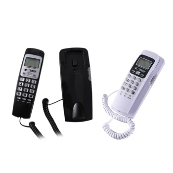 Стационарный стационарный телефон B666 с повторным набором номера и ЖК-дисплеем Идеально подходит для домашнего и делового использования