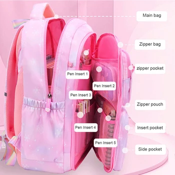 Женский рюкзак для старшеклассниц, большие школьные сумки для девочек-подростков с несколькими карманами, новый женский рюкзак Kawaii Mochila, милый мешочек для хранения вещей
