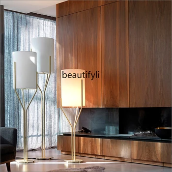 Простая гостиная в стиле постмодерн, кабинет, спальня, Дизайнерский образец света, Креативная декоративная торшерная лампа