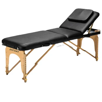 Складная массажная кровать Pqf Портативная массажная физиотерапевтическая кровать для лица