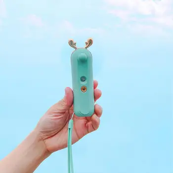 Ручной вентилятор для запотевания Дорожный вентилятор Mini 2 В 1 Охлаждающий вентилятор USB перезаряжаемый для путешествий Работы кемпинга на открытом воздухе школьных поездок на работу