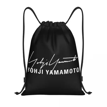 Рюкзак на шнурке Yohji Yamamotos Для женщин и мужчин, Спортивный рюкзак для спортзала, Портативная сумка для тренировок, сумка